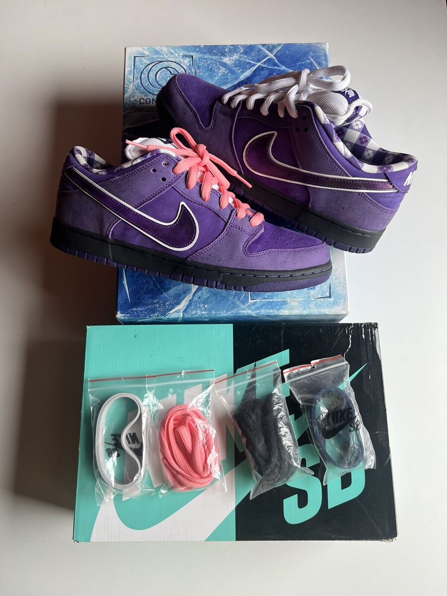 Nike SB Dunk Low x Concepts Purple Lobster Special Box Size Nike SB Dunk Low x Concepts Purple Lobster Special Box Size