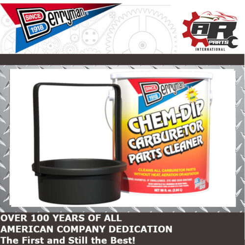 Berryman® Chem-Dip® - Środek do czyszczenia gaźników i części - Szybko działający - 2,84 l - Zdjęcie 1 z 1