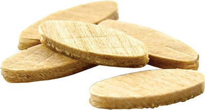 2993404 Compressed Wafer Shaped Wood Joining Biscuits for Joining Wood Pieces, #