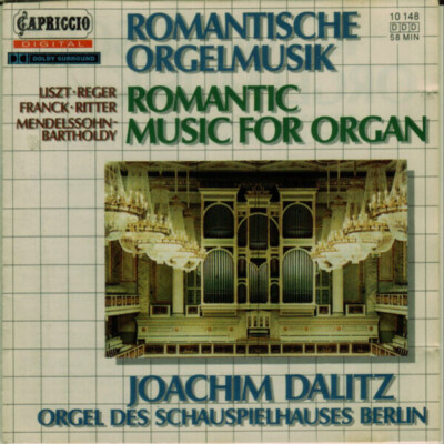 CD Joachim Dalitz Romantische Orgelmusik = Romantic Music For Organ Capriccio