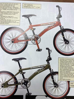 1999 Schwinn BMX bike CATALOG brochure Hydramatic Jay Miron Joey Garcia |  eBay