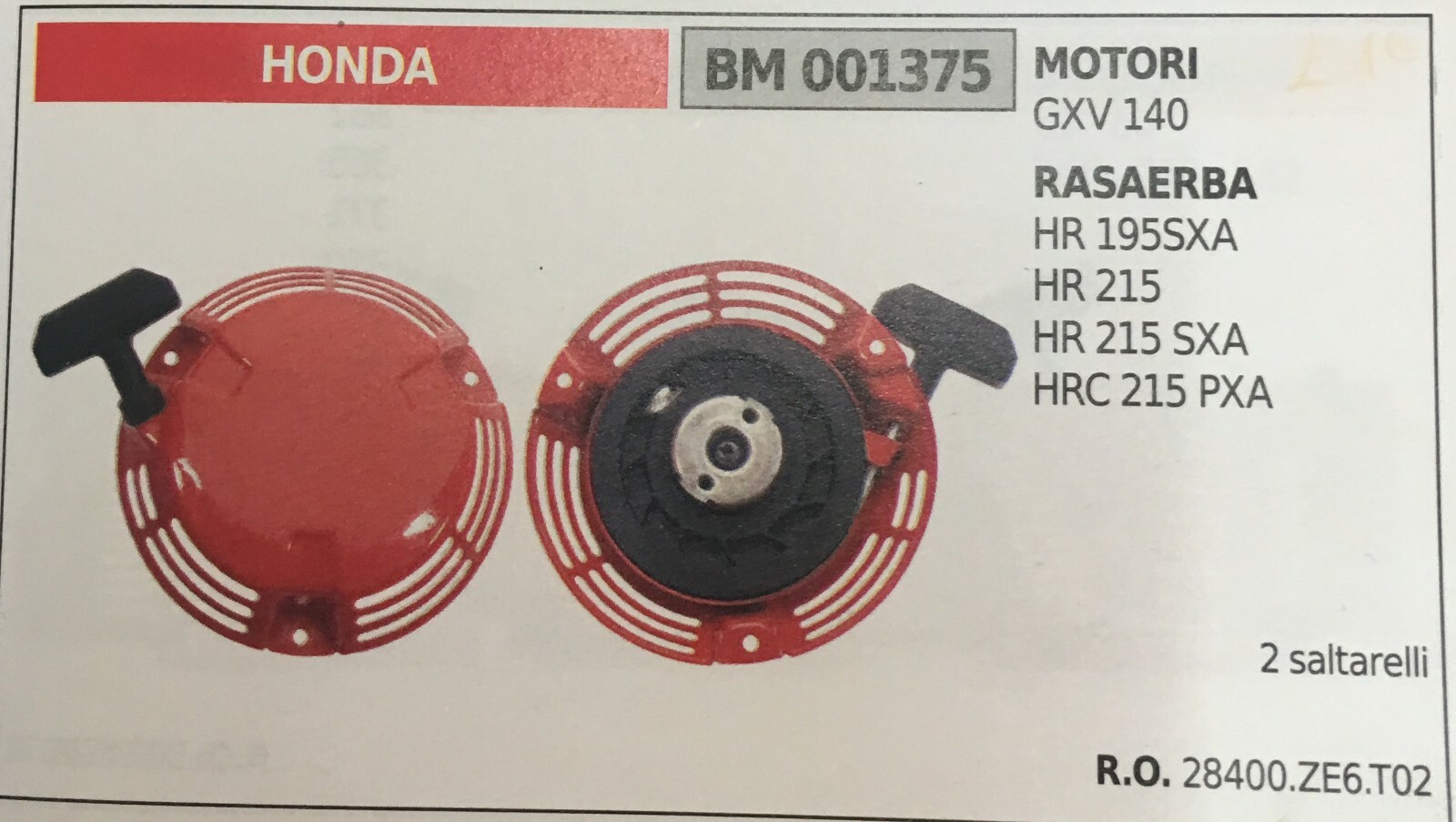 AVVIAMENTO COMPLETO BRUMAR HONDA BM001375