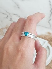 Sterling silver equestrian ring with Synthetic Opal RG887855