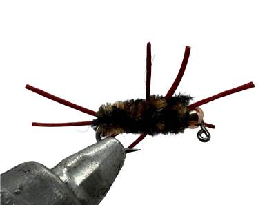 Tungsten Beadhead Jig Pat's Rubber Legs Coffee/Brown- Strike Fly Company