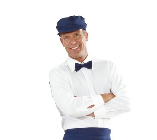 CAPPELLO Berretto Gelateria per Gelataio Panettiere servizio tavoli BLU  SCURO | eBay