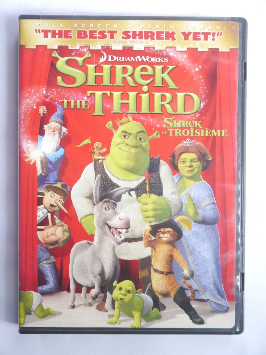 E-8) Shrek The Third. Full Screen. DVD | eBay