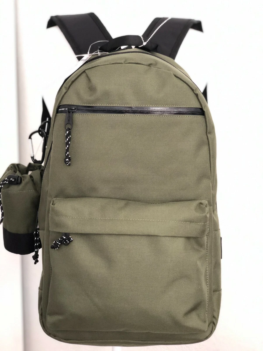 NWT! Steve Madden Adventure Backpack With Water Bottle Holder Olive  MSRP-$85 | eBay