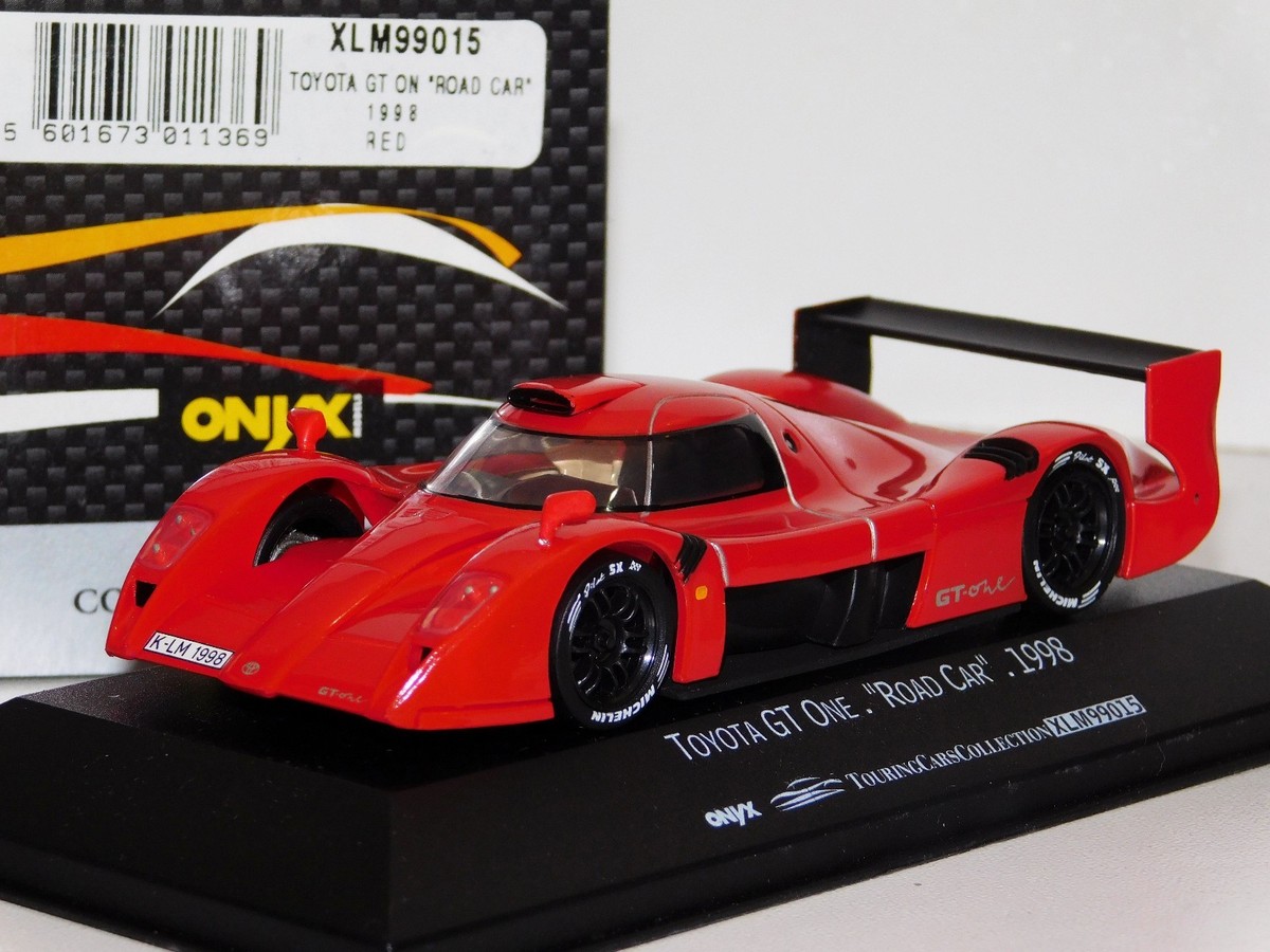TOYOTA GT ONE GT1 ROAD CAR RED 1998 ONYX XLM99015 1:43 | eBay