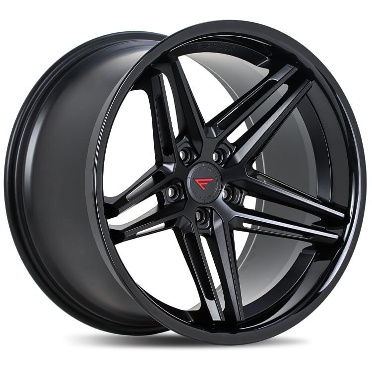 20” FERRADA CM1 MATTE BLACK WHEELS RIMS FOR MASERATI GHIBLI 20X9 & 10.5
