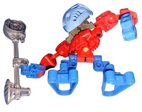 LEGO Bionicle 8595 Matoran of Mata Nui Takua Warrior Blue 2003 Figure Only Rare