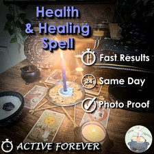 Health and Healing Spell - SAME DAY Casting for Energy,