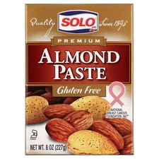 Solo Gluten-free almond paste, Baking mix box 8 oz.....