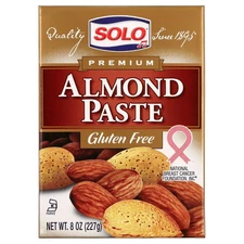 Solo Gluten-free almond paste, Baking mix box 8 oz.....
