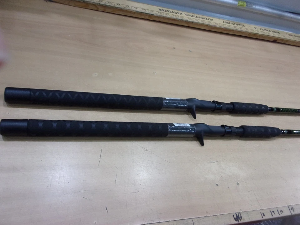 2 SHAKESPEARE UGLY STIK СОМ КОММАНДОС 7 футов средний тяжелый кастинг удочки - Изображение 2 из 4