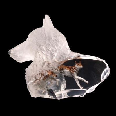 Kitty Cantrell Wild Spirit Ltd. Ed. Mischtechnik Lucite Skulptur, COA