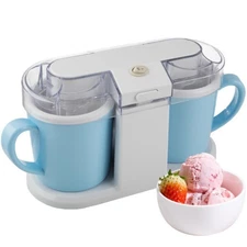 Ice Cream Maker - 1QT Ice Cream Machine for Sorbet, Gelato, Frozen Yogurt and...