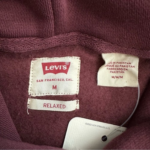 Levi’s Hoodie Mens Size M Colorblock Logo Embroidery - Picture 3 of 12