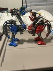 LEGO Bionicle Titans 8558 CAHDOK & GAHDOK Giant Bohrok Queen 90% Complete 2002