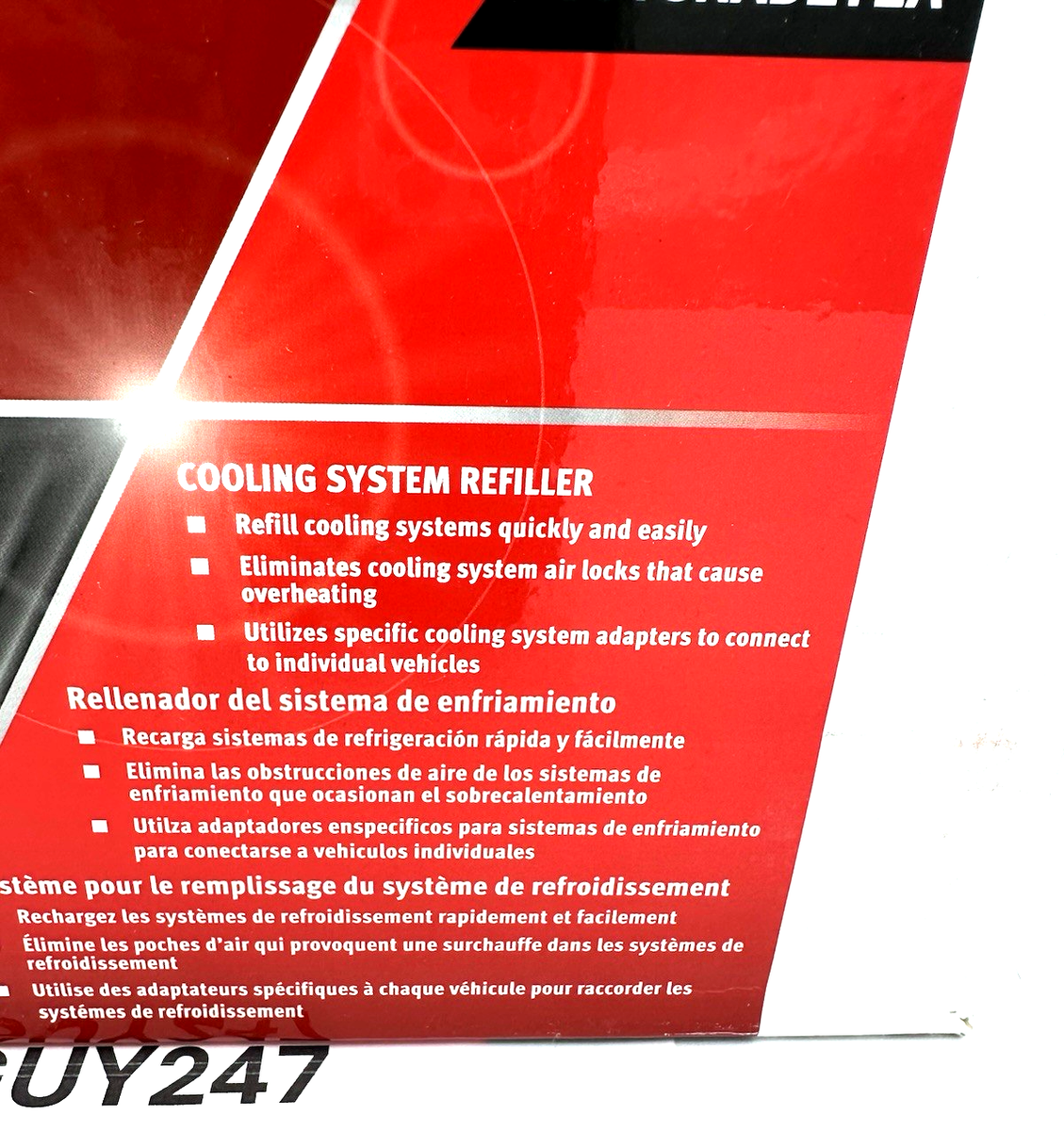 SNAP ON SVTSRAD272A Vacuum Cooling System Refiller NEW USA TOOLS
