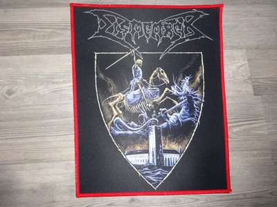 Dismember Backpatch Back Patch Red Border Sold Out Death Metal Unleashed Grave #