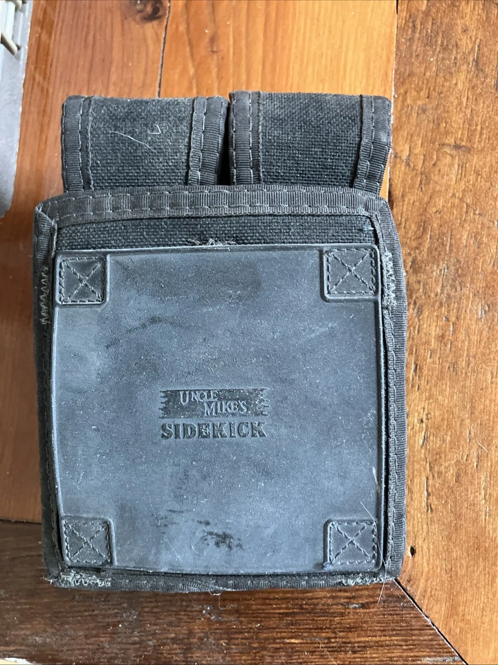 Uncle Mike's Nylon Double Stack Magazine Pouch For Single Stack Mags - Image 3 of 3
