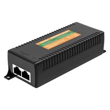 2.5Gb PoE Injector Adapter 60W IEEE 802.3bt Gigabit Network 328 FT Plug Play