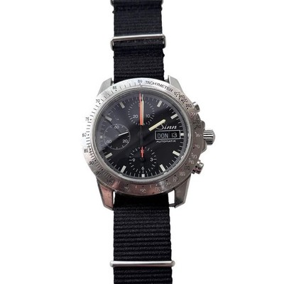 Rare Sinn 303 Autobahn Chronograph Auto Day-Date ETA Valjoux 7750