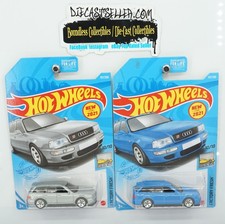 HOT WHEELS LOT AUDI 1994 RS2 AVANT 2021 FACTORY FRESH SILVER BLUE STATION WAGON
