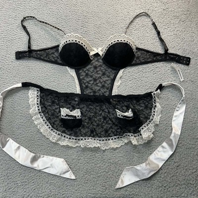 French Made Outfit Camisole Womens One Piece Size Large Bra Nightly Lingerie