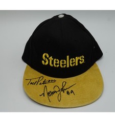 Pittsburgh Steelers Autographed Hat Ted Petersen Norm Johnson