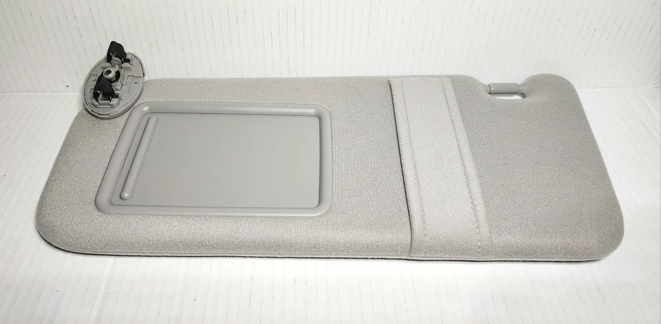 Parasol del lado del conductor izquierdo de tela gris para Toyota Camry 2007-11 sin luces sin techo Foto 2 de 4