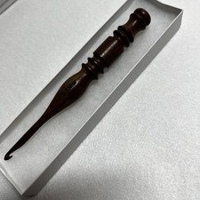 A Mystical Farm Teak Wood Crochet Hook Size 5.5mm Handmade