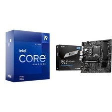 Intel Core i9-12900KF Gaming Desktop Processor + MSI PRO B760M-P DDR4...