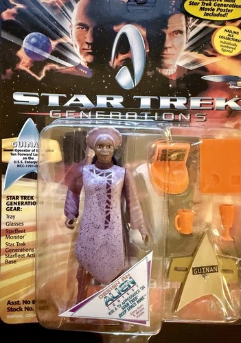 1994 Playmates Star Trek Generations GUINAN Action Figure 6910 New