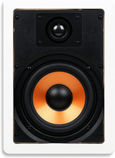 Micca M-6S 2-Way In-Wall Speaker, 7.3"(W) by 10.7"(H) Cutout, Home Theater, Who
