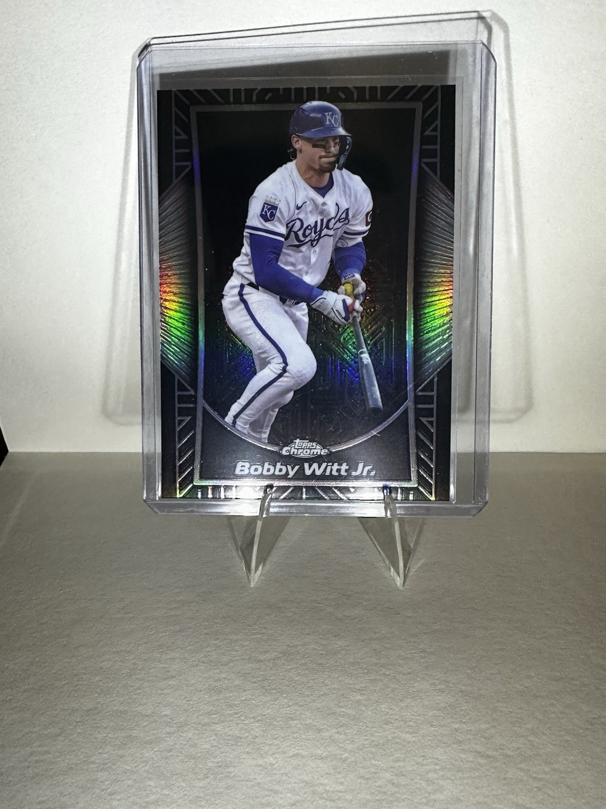 2025 Topps Chrome Bobby Witt Jr Black Shadow Etch Case Hit SE-10