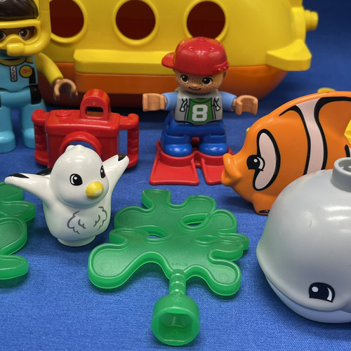 Lego Duplo Submarine Adventure Set 10910 For Parts 3 Figures Sub Replacement - Picture 5 of 18