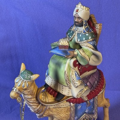 THOMAS KINKADE - ''KING BALTHAZAR'' HAWTHORNE VILLAGE 2005 A1292 10.5  Gorgeous