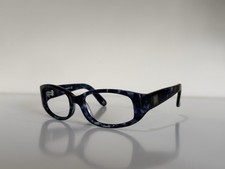 Liz Claiborne L520/S Square Blue Havana Sunglasses Frame Only 51-17-125