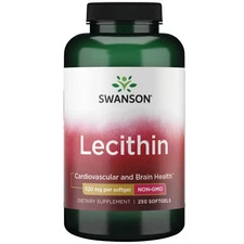 Swanson Lecithin Non-gmo 520 mg 250 Softgels