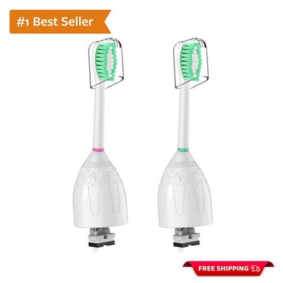 High-Performance Toothbrush Heads for Philips Sonicare - 2 Pack with Dust Cover