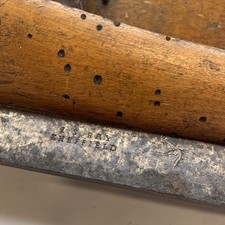Antique Wood Leather Straps Metal Blades Ice Skates Sorby Sheffield Primitive