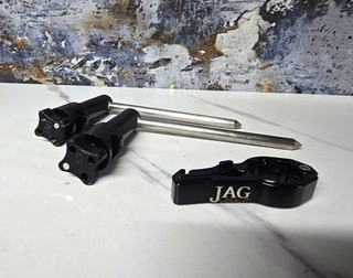 JAG BANK STICK STABALIZERS BLACK WITH TIGHTENING TOOL USED CARP FISHING TACKLE