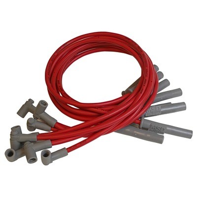 MSD Ignition 32739, Kit Spark Plug Wire Set Super Conductor 8.5 mm for Mopar B