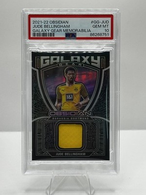 2021-22 Obsidian Jude Bellingham Galaxy Gear Memorabilia /149 PSA 10
