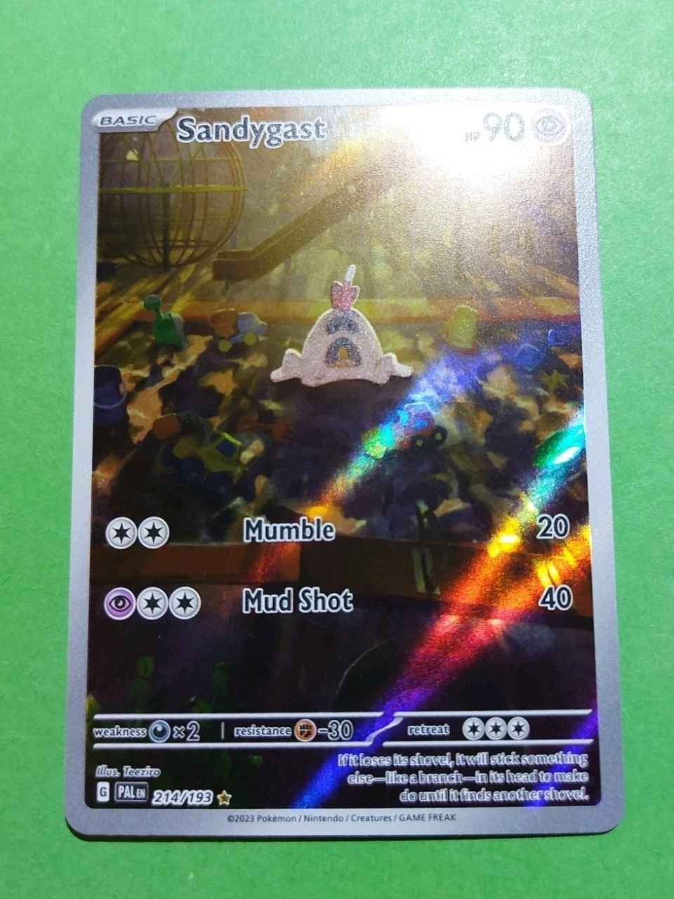 Sandygast 214/193 Sv02: Paldea Evolved Holo Pokemon, LP