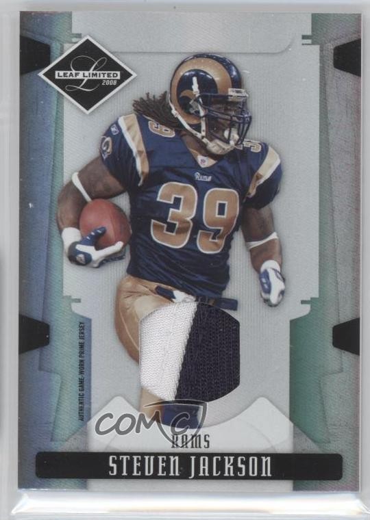 2008 Leaf Limited Threads Prime 10/50 Steven Jackson #90 0v1