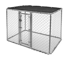 MidWest Homes for Pets Chain Link Portable 72.0"L x 48.0"W x 48.0"H, Grey