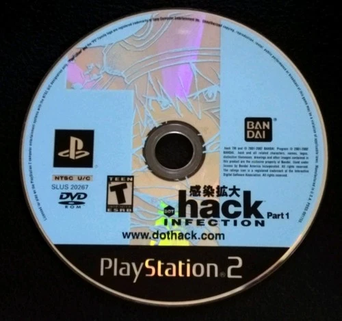 Dot .hack INFECTION PS2 PlayStation 2 Part 1 Game Disc Only