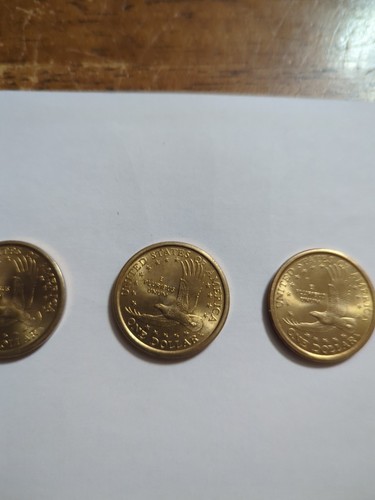 Lot von 3 - 2000 F SACAGAWEA DOLLAR MÜNZE. - Bild 7 von 8